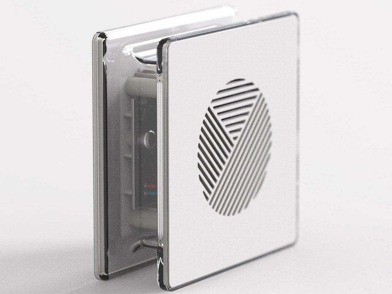 This transparent speaker celebrates the beauty of sound engineering - Yanko Design