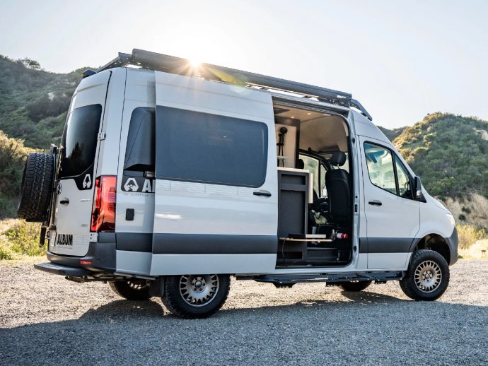 Vanspeed Album camper van with Murphy bed and versatile lounge is designed to go where you need it