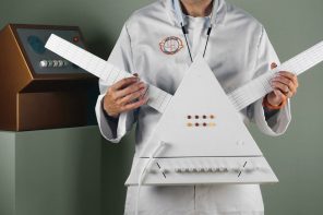 Love Hultén Built a Pink Floyd Prism Guitar You Can Actually Play