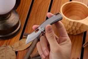 This $39 Titanium Knife Weighs Less Than An AirPods Case And Is Built To Last Forever (Literally)
