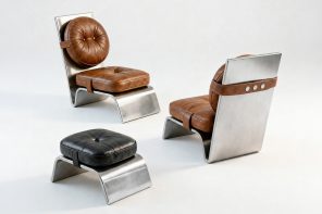 The Lounge Chair That Has No Welds, No Joints, and No Legs – Just One Bent Sheet of Metal