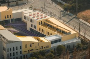 SoBA Stacks Color-Coded Blocks Into a Castle-Like Kindergarten That Defies Its Urban Surroundings