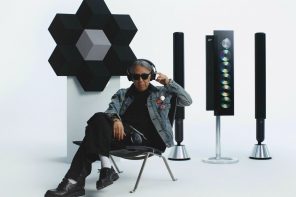 Hiroshi Fujiwara reinterprets Bang & Olufsen’s iconic designs to redefine living room luxury in liquid black