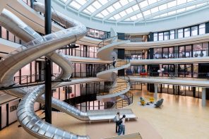 Slide, Spiral, Learn: Bernard Tschumi Completes a Science Centre Built on Motion