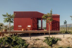 This Architect Built a 20m² Red Cabin on Her Family’s Greek Vineyard — and It’s the Antidote to Every Concrete Villa on the Island