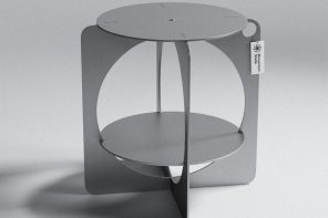 This €265 Aluminum Table Was Designed Backward to Waste Just 4%