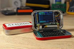 This pocket-sized cyberdesk built inside Altoids Tin is a portable workstation for geeks