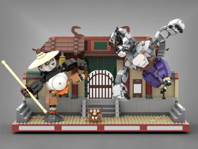 This Kung Fu Panda LEGO Build Lets You Recreate the Po vs Tai Lung Fight Yourself