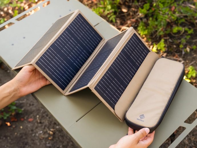 Your Tent Folds, Your Outdoor Chair Packs Flat, Your Solar Charger Should Too