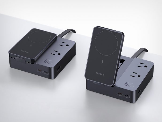 The Folding Charging Hub That Charges Your Phone, Watch, and Laptop Without Taking Over Your Desk