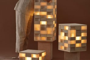 Award-Winning Modular Lamp Turns Discarded Eggshells Into Sculptural Lighting