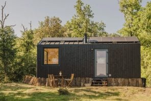 This Off-Grid Swedish Tiny Home Fits on a Trailer, Has No Loft and Still Wastes Nothing