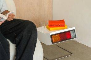 Mo & A Turned a Mitsubishi Taillight Into a Night Stand