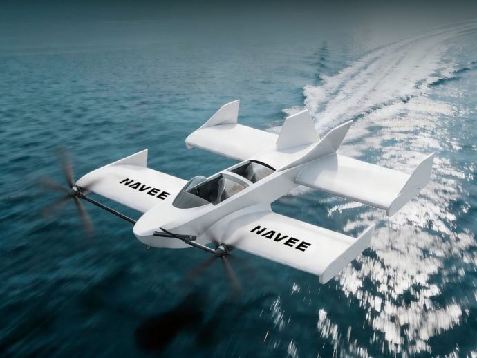 Navee WaveFly 5X flying speedboat skims inches above water and needs no pilot license