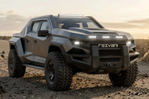 Rezvani Fortress is a F-150 Raptor on steroids loaded with military-grade security equipment