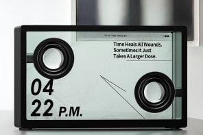 The 21.5-Inch Transparent Speaker That Animates Lyrics to Match Your Music