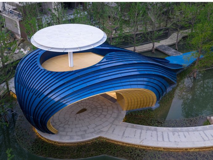 The 60-Ton Blue Whale You Walk Through to Get Home