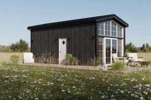 This Scandinavian Tiny Home Has a Dedicated Office & Trades Wheels For 39 Square Meters of Smarter Living