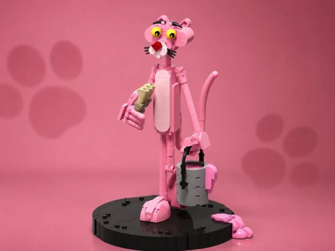 This LEGO Pink Panther Figure Is Already a Staff Pick, and It’s Easy to See Why