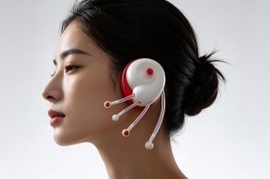 Alien-like Earphones Play Music On Your Face When Ears Can’t Hear It