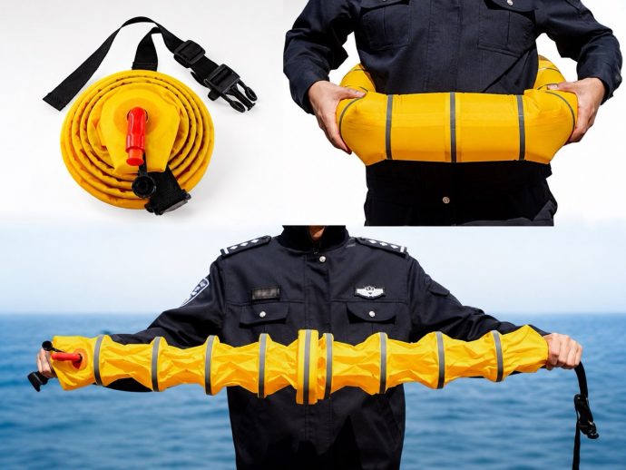Police Officers Spent Three Years Redesigning the Lifesaver To Make It As Small As A Hockey Puck