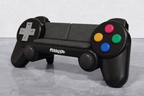 This PlayStation Controller Sofa Was Built for Co-Op Gaming Marathons