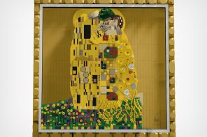 A LEGO Fan Recreated Gustav Klimt’s Iconic Artwork ‘The Kiss,’ Gold Studs and All