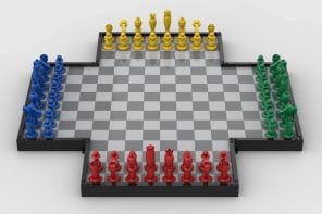 This 4-Player LEGO Chessboard Turns The Game Into Strategic Chaos