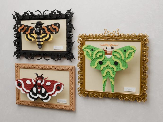 This 2,200-Piece LEGO Moth Kit Is Basically Taxidermy Without the Guilt