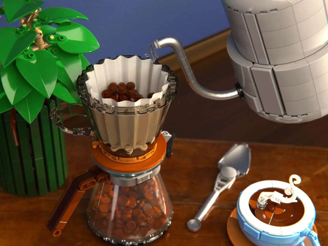The Only Thing Missing From This LEGO Coffee Set Is the Smell
