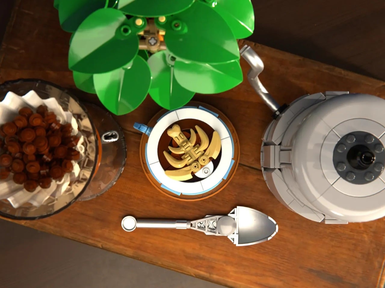 The Only Thing Missing From This LEGO Coffee Set Is the Smell