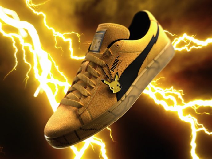PUMA Turns Its Legendary Suede Into a $300 Pikachu Tribute for Pokemon’s 30th Anniversary