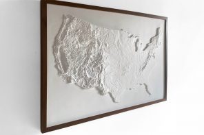 This Pure 3D Relief Map Sees America as Land First, Borders and Politics Later