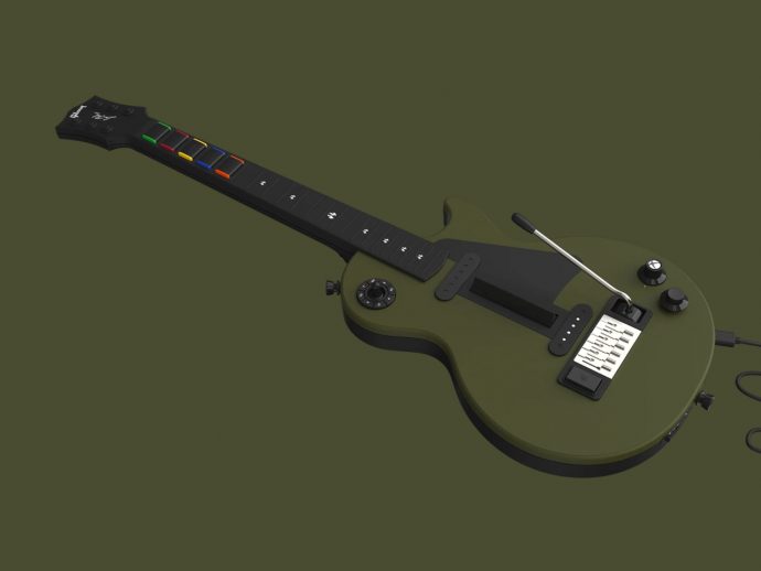 CRKD Just Built a $135 Guitar Controller Around a Real Gibson Les Paul