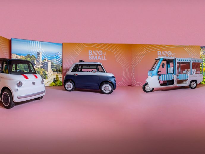Fiat Multiplina concept rincarnates Classic Multipla as a clever four-seat electric urban vehicle