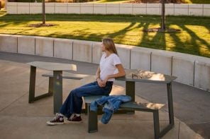 How A Simple Angle Makes Outdoor Seating Feel More Social