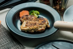 This Iron Frying Plate Sears Food on Bare Steel & Goes Straight From the Stove to Your Table