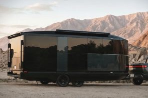 New Aboard T4 self-propelled electric travel trailer is built for extended off-grid living