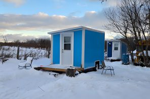 This 48-Sq-Ft Tiny House by A Canadian Charity Strips Shelter Down to Its Purest Form