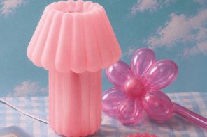 This Glowing Jello Table Lamp Balances Softness and Structure