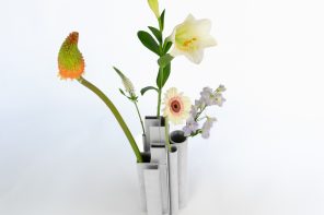 This Vase Was Made From Aluminum Tubes That Would’ve Been Thrown Away