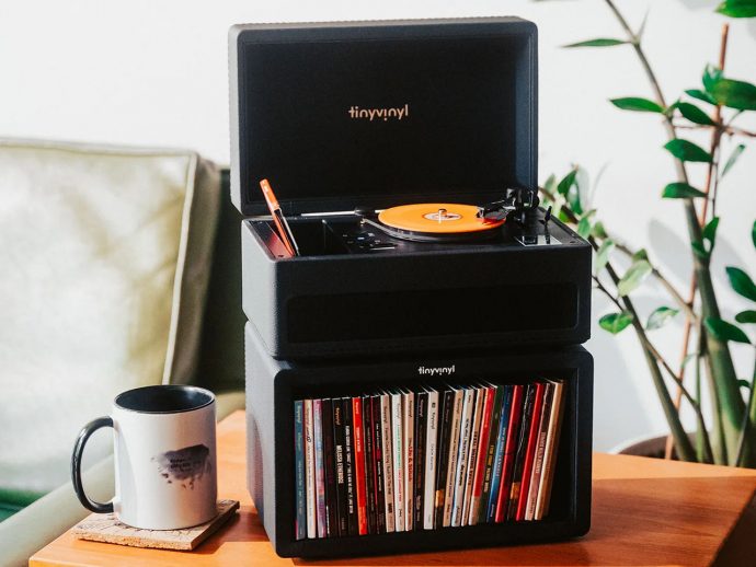 Tiny Vinyl’s $50 record player makes collecting mini vinyl more accessible