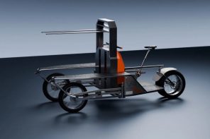 4 Students Just Designed a Cargo Bike With a Built-In Forklift