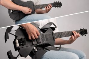 3D-Printed Ukulele Transforms Into an Electric Guitar In Just 2 Seconds