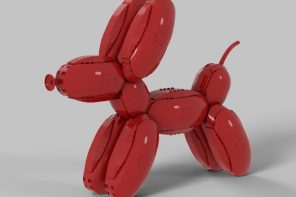 LEGO Fan Recreates Jeff Koons’ Iconic Balloon Dog In Just 1,026 Bricks
