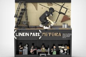 This LEGO Fan Rebuilt Linkin Park’s Meteora Cover In Bricks, Then Added the Whole Band Below Too