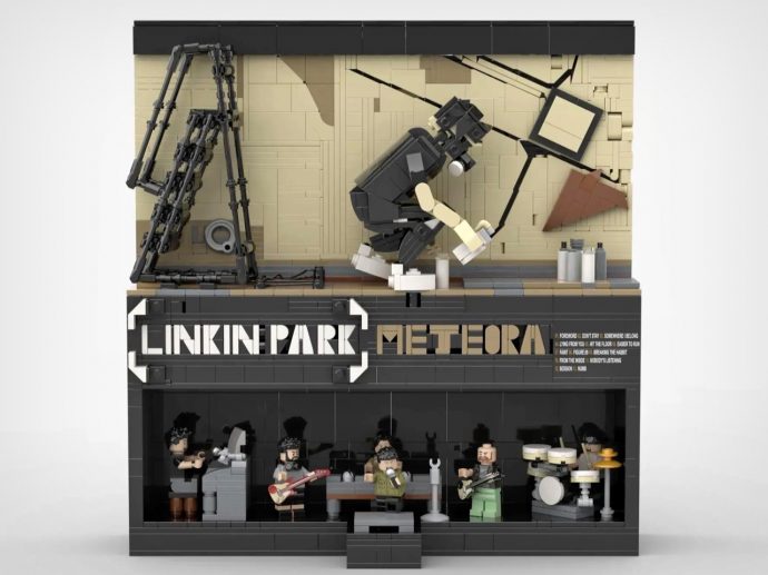 This LEGO Fan Rebuilt Linkin Park’s Meteora Cover In Bricks, Then Added the Whole Band Below Too