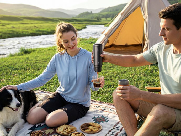 A $150 Portable Espresso Machine That Heats Its Own Water in 135 Seconds