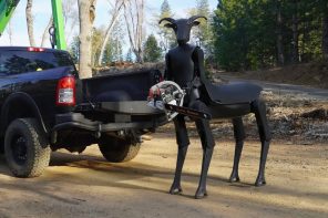 A Goat-Headed Robot With a Chainsaw Is Actually a Great Idea