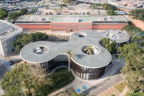 Biophilic Library Let the Trees Decide Exactly Where the Walls Go